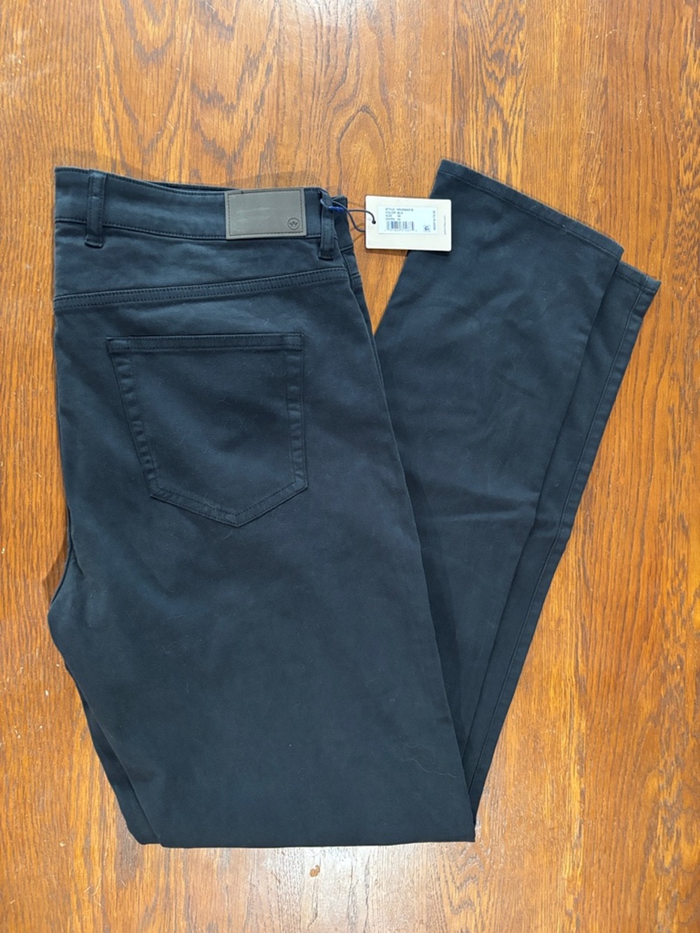 Peter Millar Slim Straight Black 5 Pocket Pants - NWT